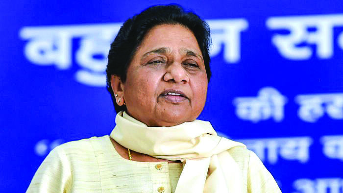 BJP trying to take credit for works started by BSP govt: Mayawati