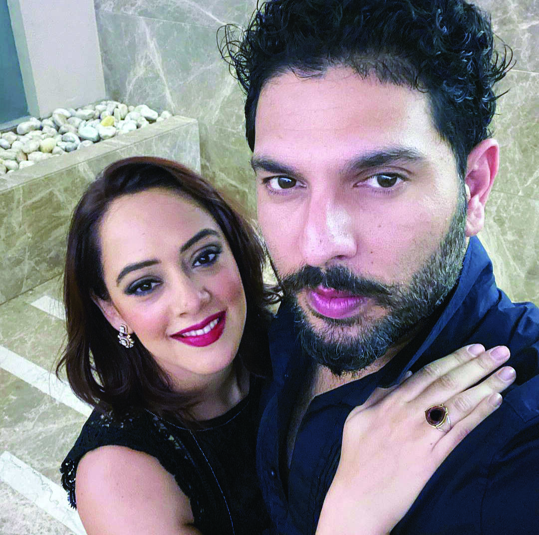 Yuvraj, Hazel blessed with baby boy