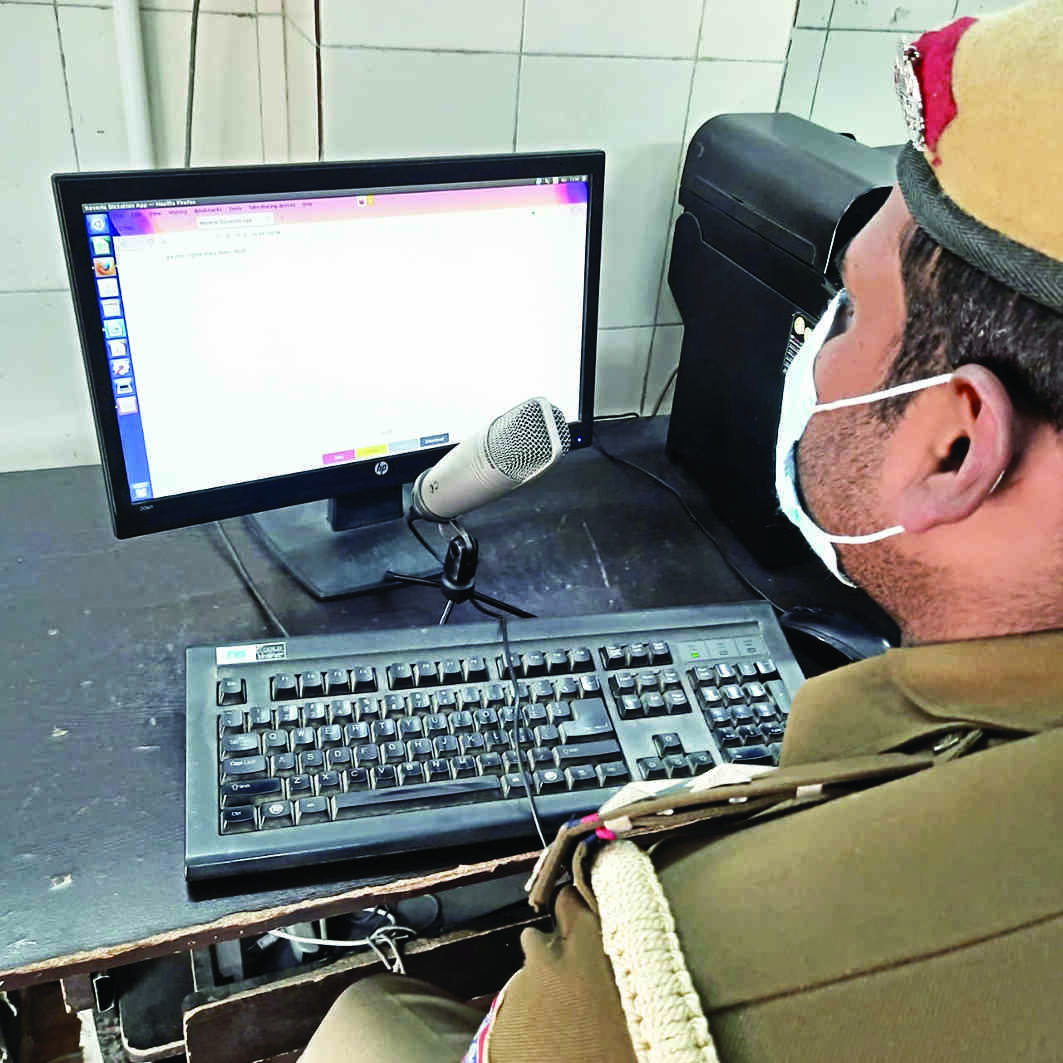 Hindi voice typing started for CCTNS data entry at police stns Hindi voice typing started for CCTNS data entry at police stns