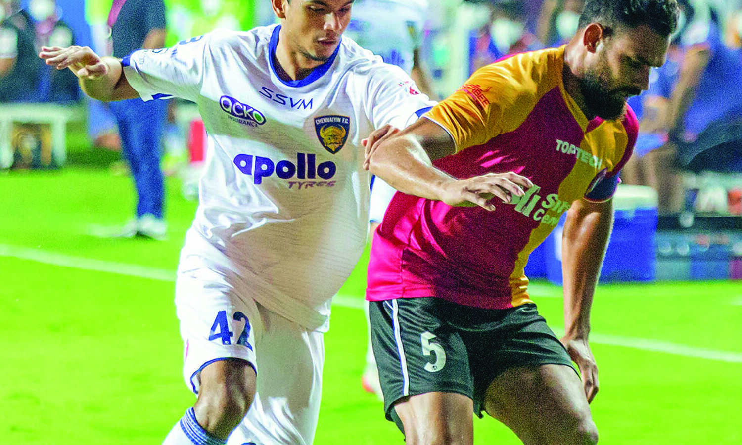 ISL: SC East Bengal hold Chennaiyin FC to 2-2 draw