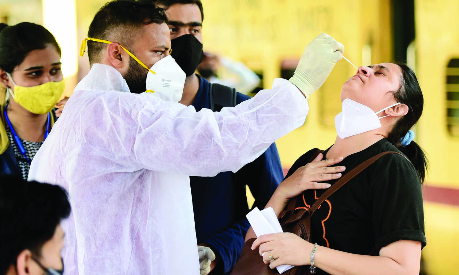 Slightly younger population infected more in this wave