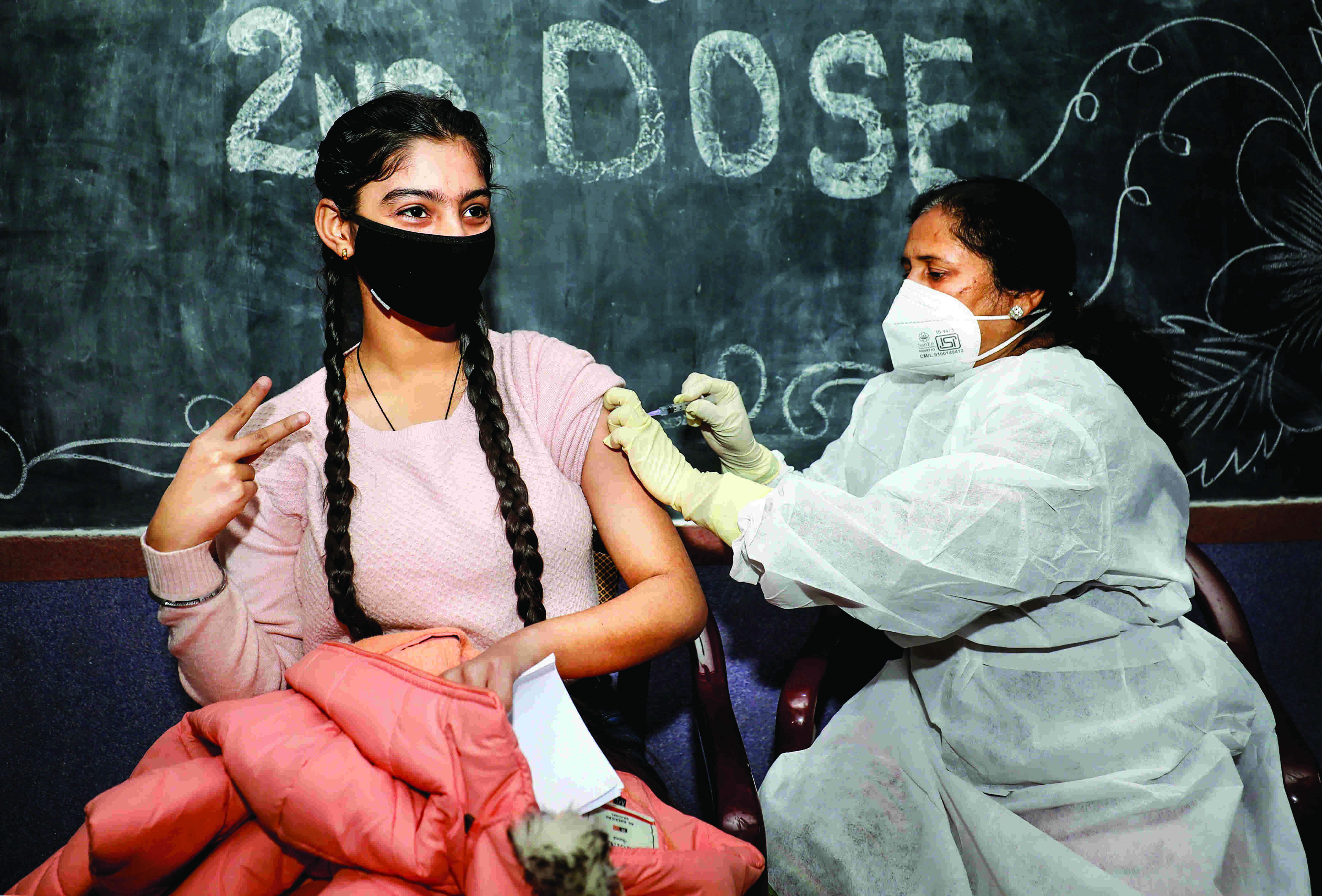 Covid: 77 lakh without ID cards given first dose: Centre to SC Covid: 77 lakh without ID cards given first dose: Centre to SC