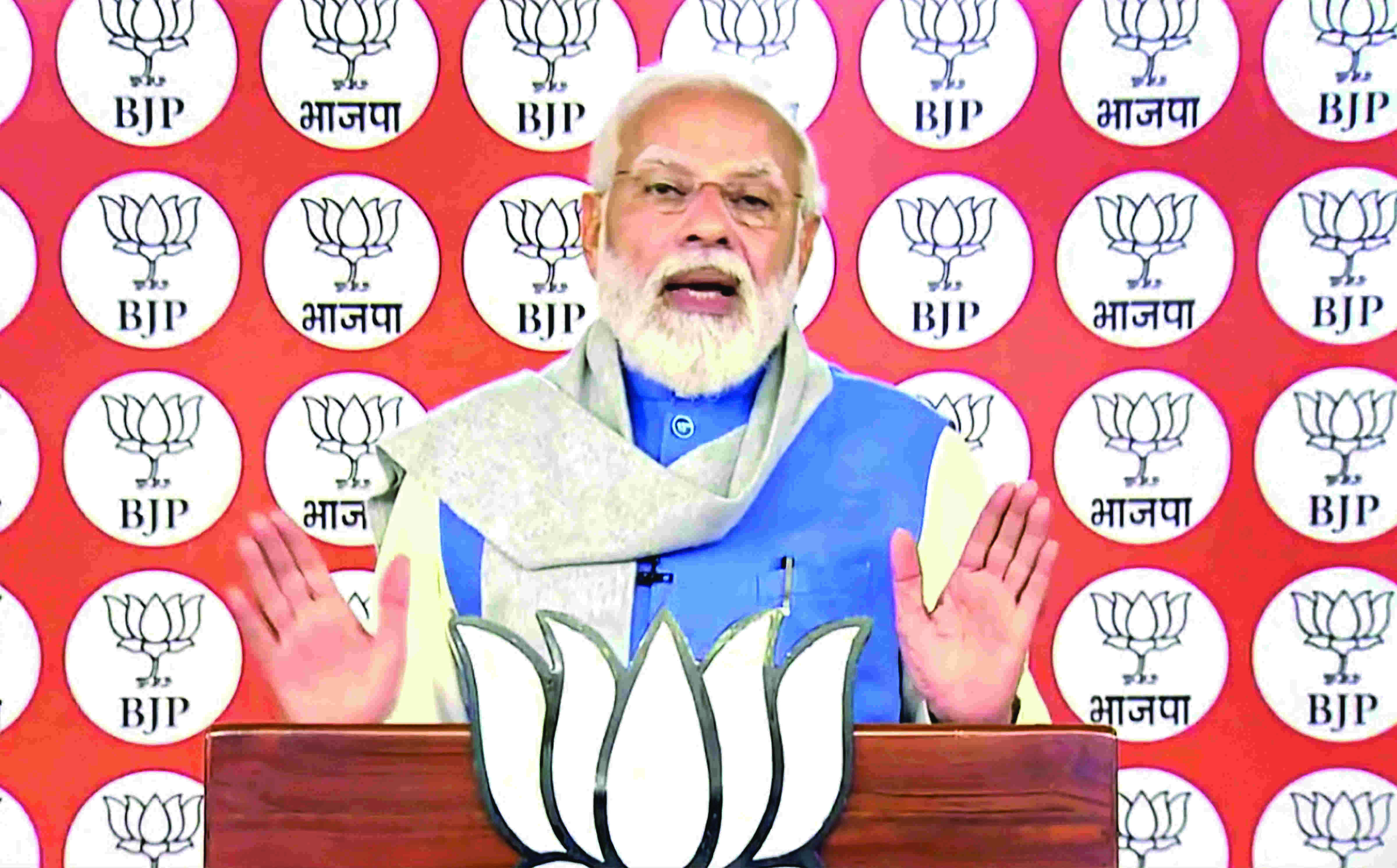 Fake Samajwadis out to corner benefits for farmers, poor: Modi Fake Samajwadis out to corner benefits for farmers, poor: Modi