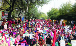 Paid pocket money in the name of salaries: Striking anganwadis