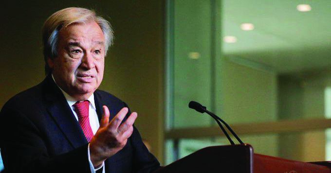 UN chief expects China to allow credible visit by human rights chief