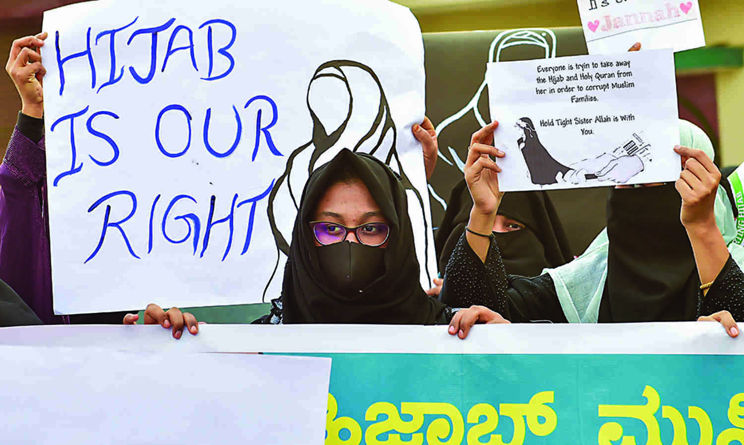 Hijab row heats up; Ktaka CM asks students to follow rules till HC decision