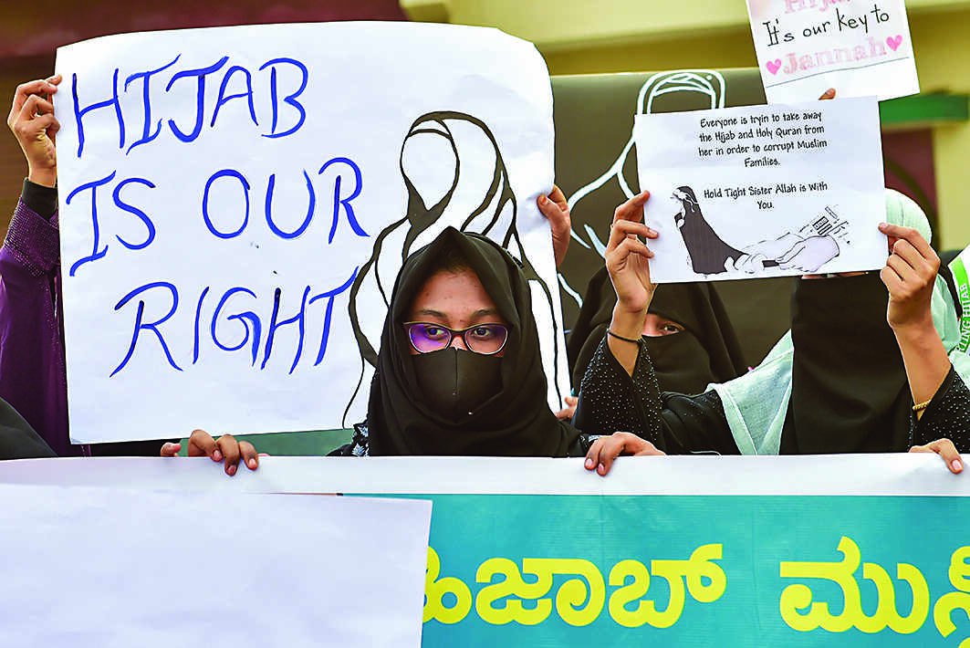 Hijab row heats up; Ktaka CM asks students to follow rules till HC decision