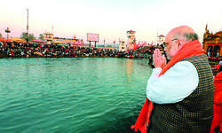 HM Amit Shah ends poll campaign in Uttarakhand