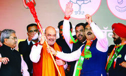 Shah: Only BJP-led govt can ensure security, free Punjab from drugs Shah: Only BJP-led govt can ensure security, free Punjab from drugs