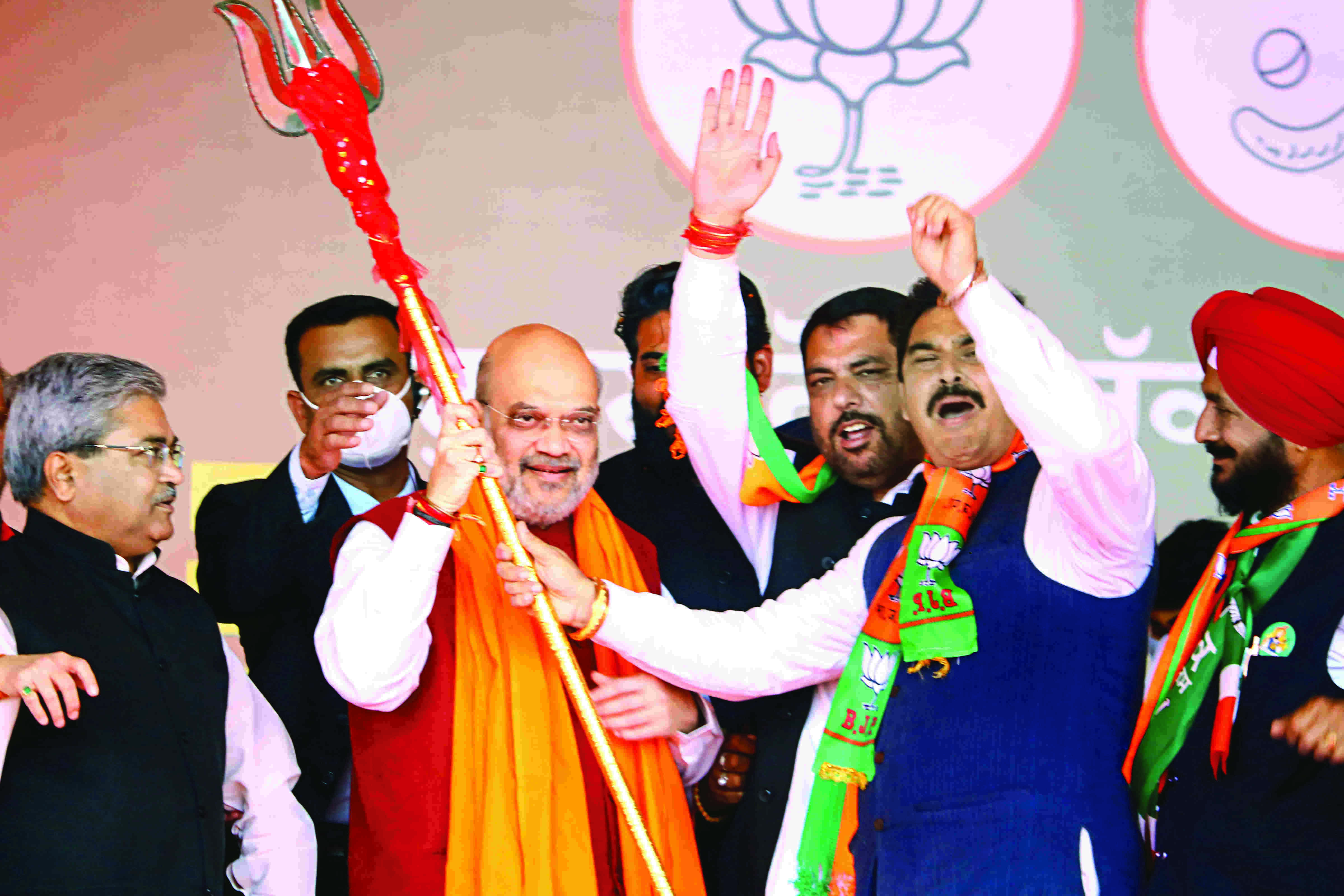 Shah: Only BJP-led govt can ensure security, free Punjab from drugs Shah: Only BJP-led govt can ensure security, free Punjab from drugs