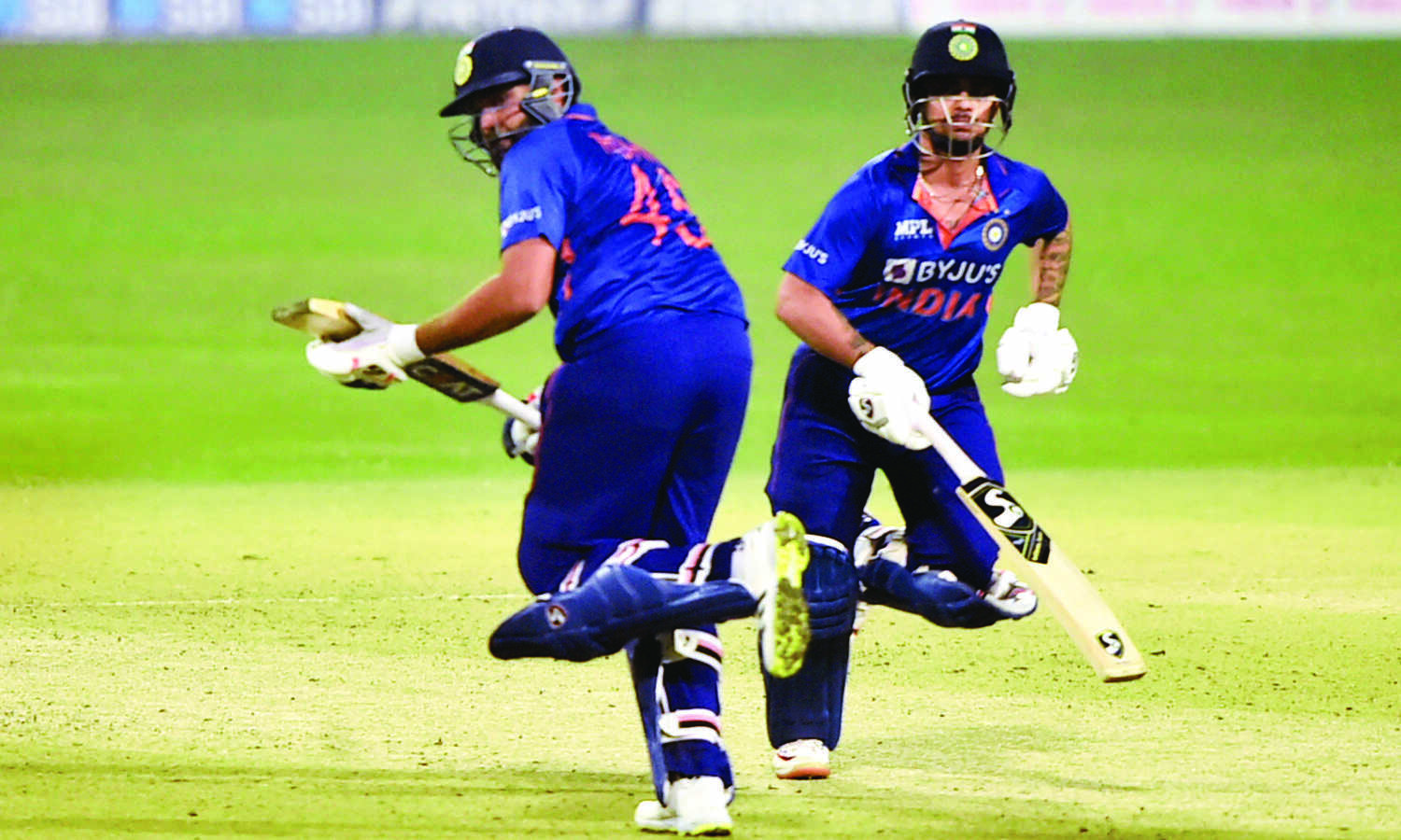 Skipper Rohit slams 19-ball 40 as India cruise to 6-wicket win over WI