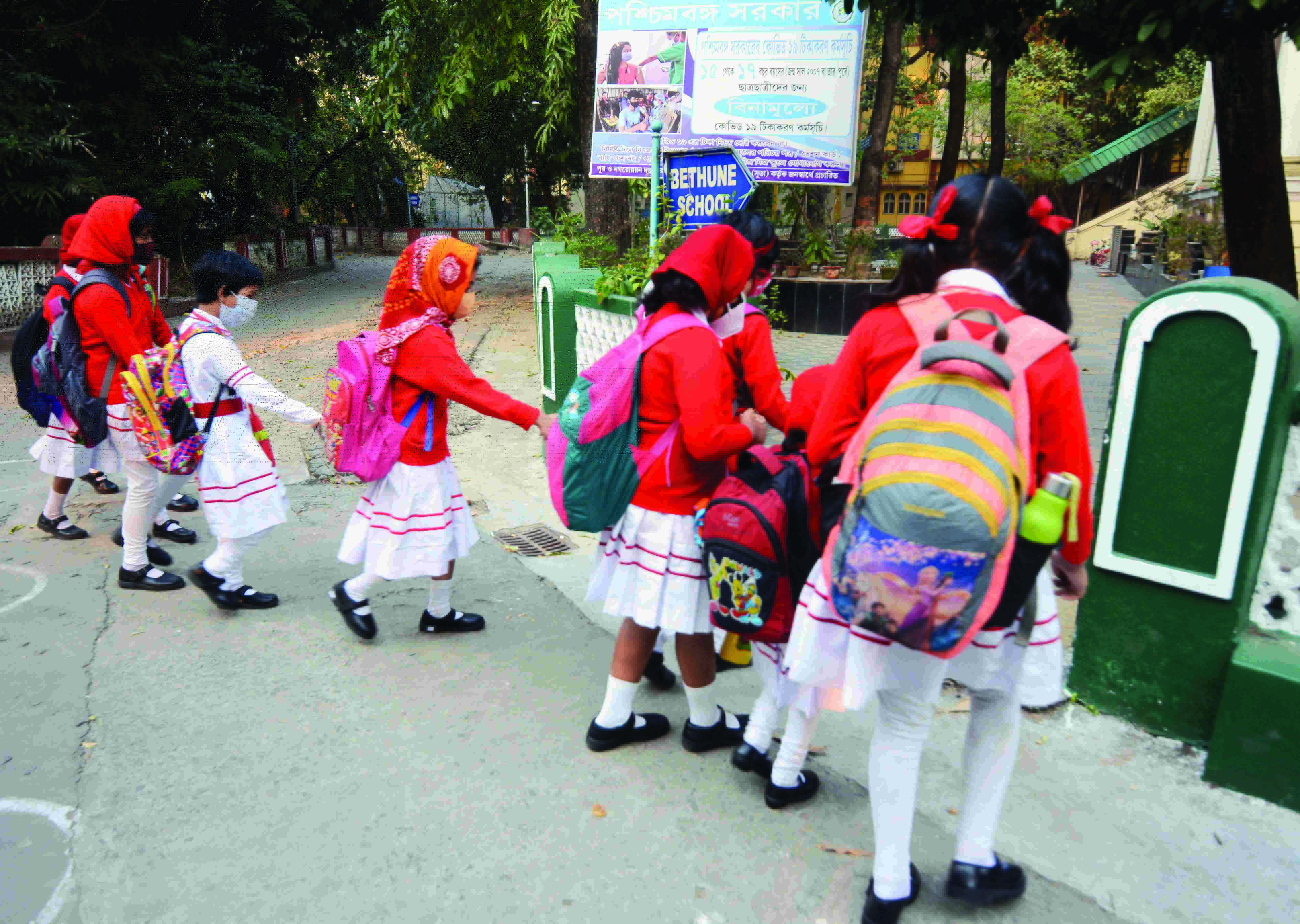 Primary schools abuzz as students return after 2 yrs