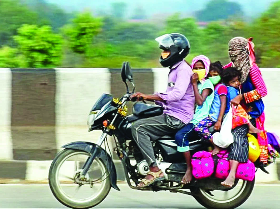 Safety first: Now crash helmet, safety harness to be mandatory for children below 4 years on motorcycles