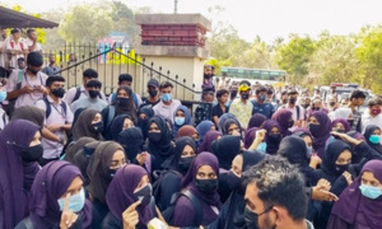 Allow us wear hijab on Fridays and during Ramzan, Muslim girls tell Ktaka HC