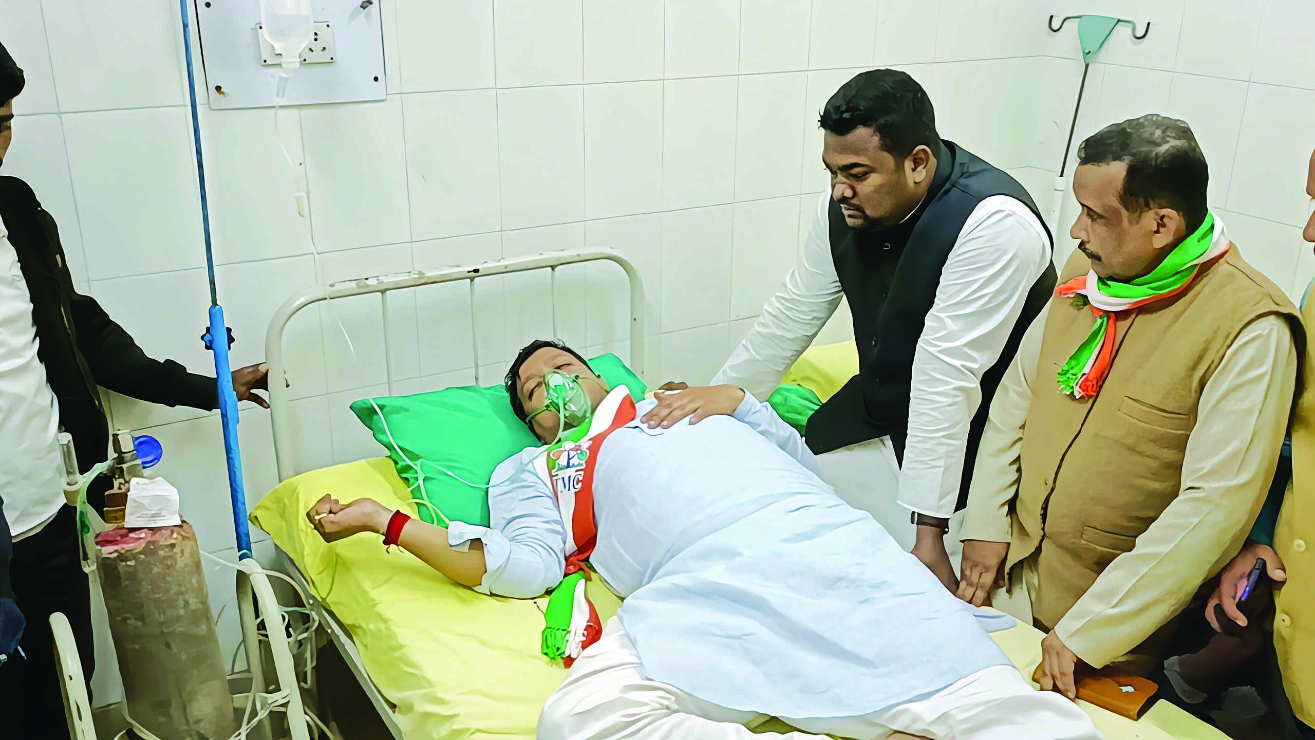 TMC civic poll candidate assaulted, Suvendus security personnel blamed TMC civic poll candidate assaulted, Suvendus security personnel blamed