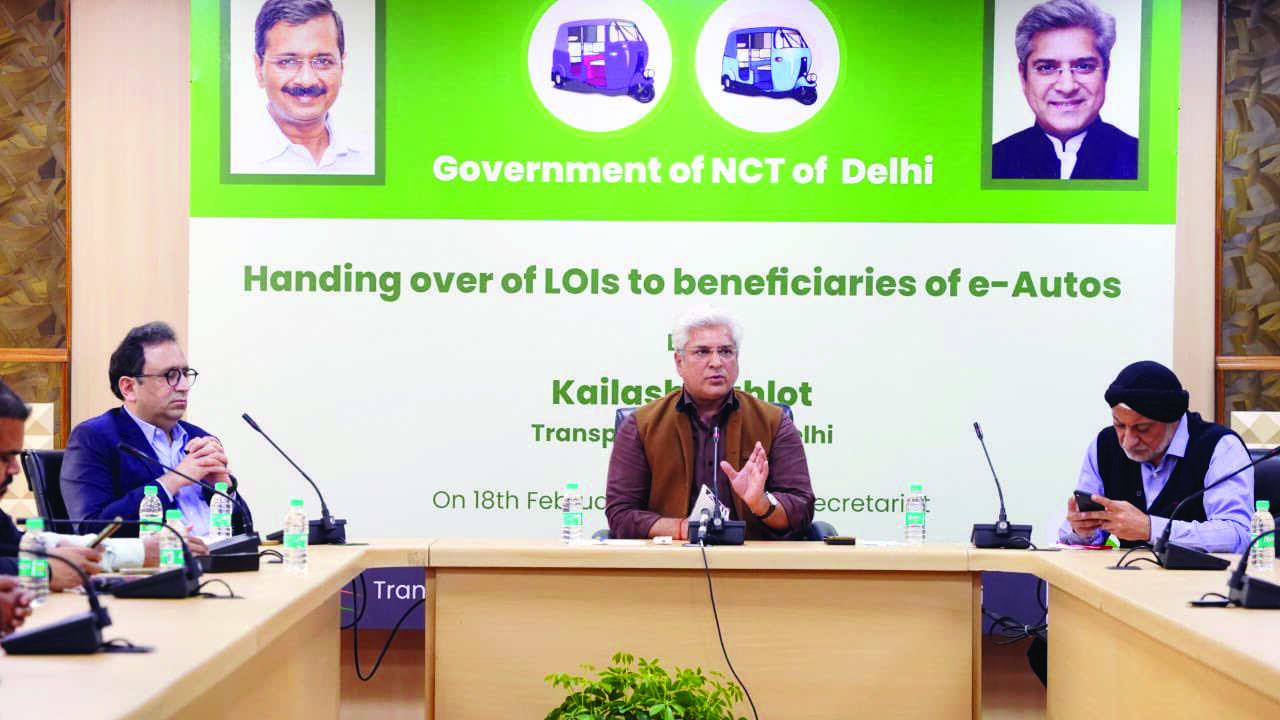 Thousands of e-autos to ply on Delhi roads in next 2 months: Gahlot Thousands of e-autos to ply on Delhi roads in next 2 months: Gahlot
