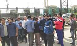 Gr Noida: Panchsheel Greens 2 residents protest seeking basic amenities, lift maintenance Gr Noida: Panchsheel Greens 2 residents protest seeking basic amenities, lift maintenance