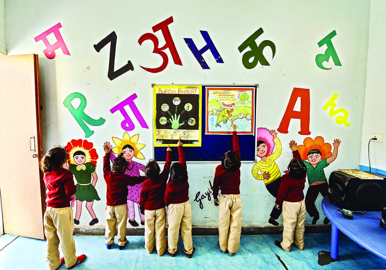 Newly renovated creche welcomes children at Mandoli Jail as it reopens after Covid lockdown Newly renovated creche welcomes children at Mandoli Jail as it reopens after Covid lockdown