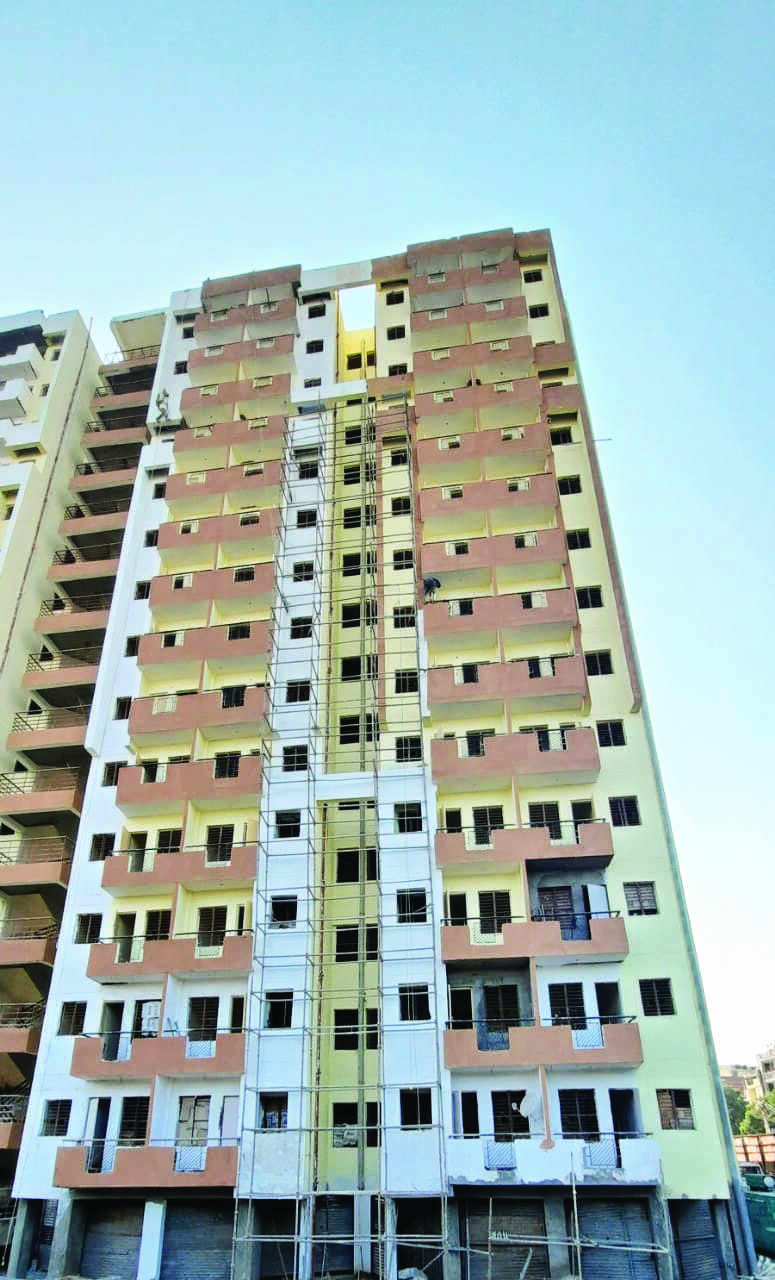 DDA draws lots for 679 new flats to relocate Bhumiheen Camp residents DDA draws lots for 679 new flats to relocate Bhumiheen Camp residents