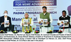 Haryana CM Khattar launches PADMA Haryana CM Khattar launches PADMA