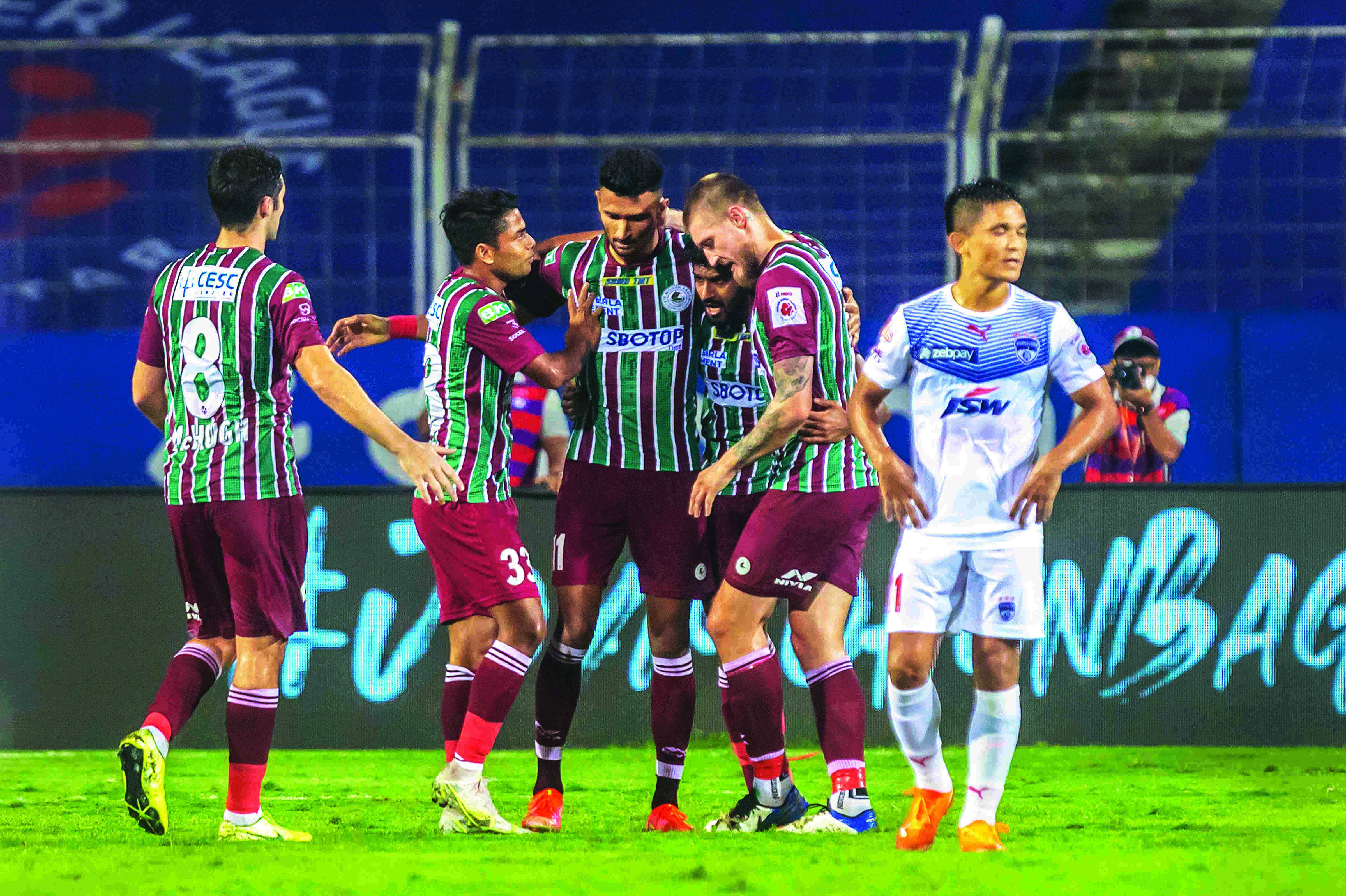 Bagan end Blurus semi-final hopes Bagan end Blurus semi-final hopes