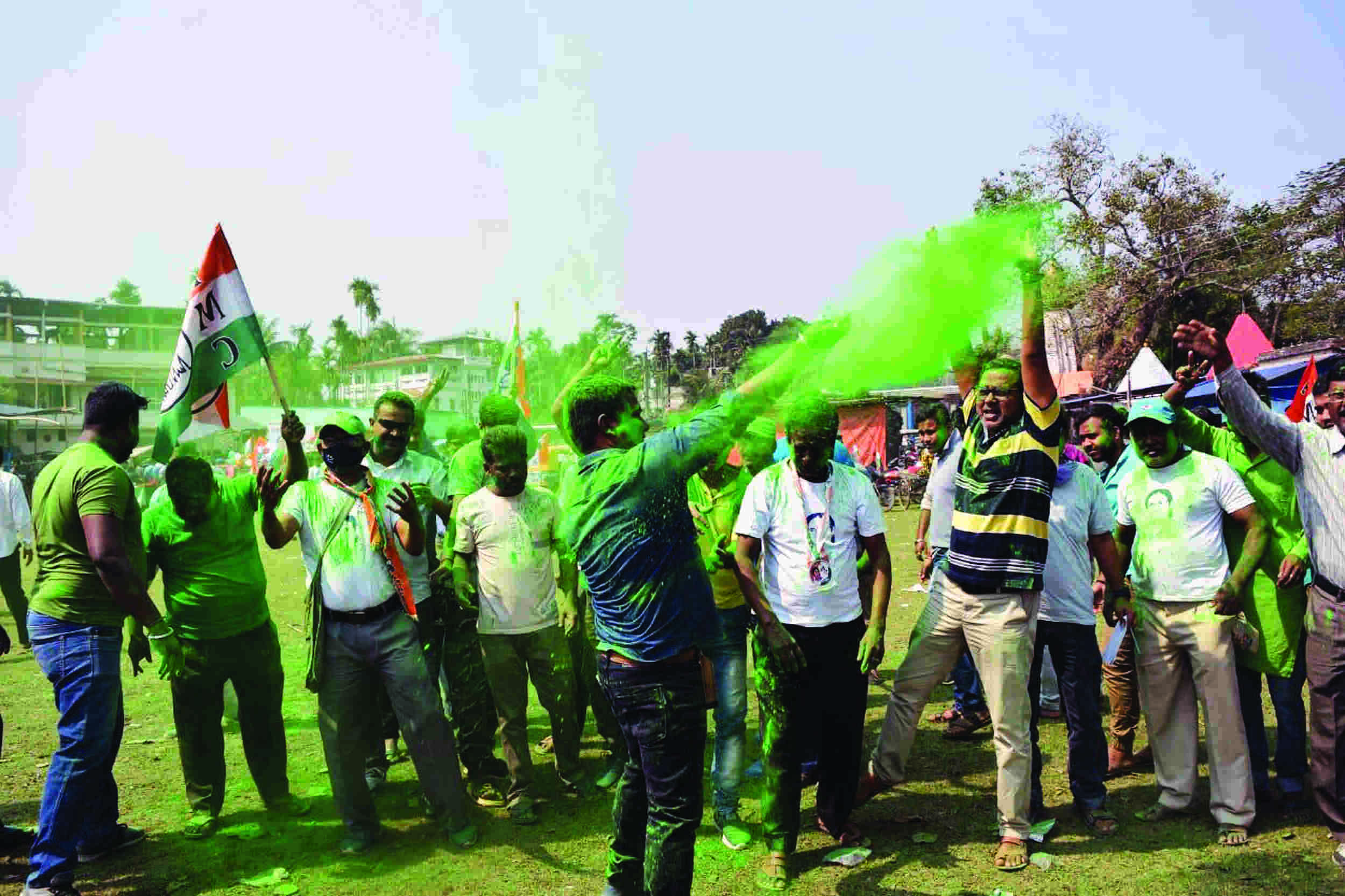 TMC bags 20 out of 35 seats in Kharagpur that falls under Dilip Ghoshs LS constituency TMC bags 20 out of 35 seats in Kharagpur that falls under Dilip Ghoshs LS constituency