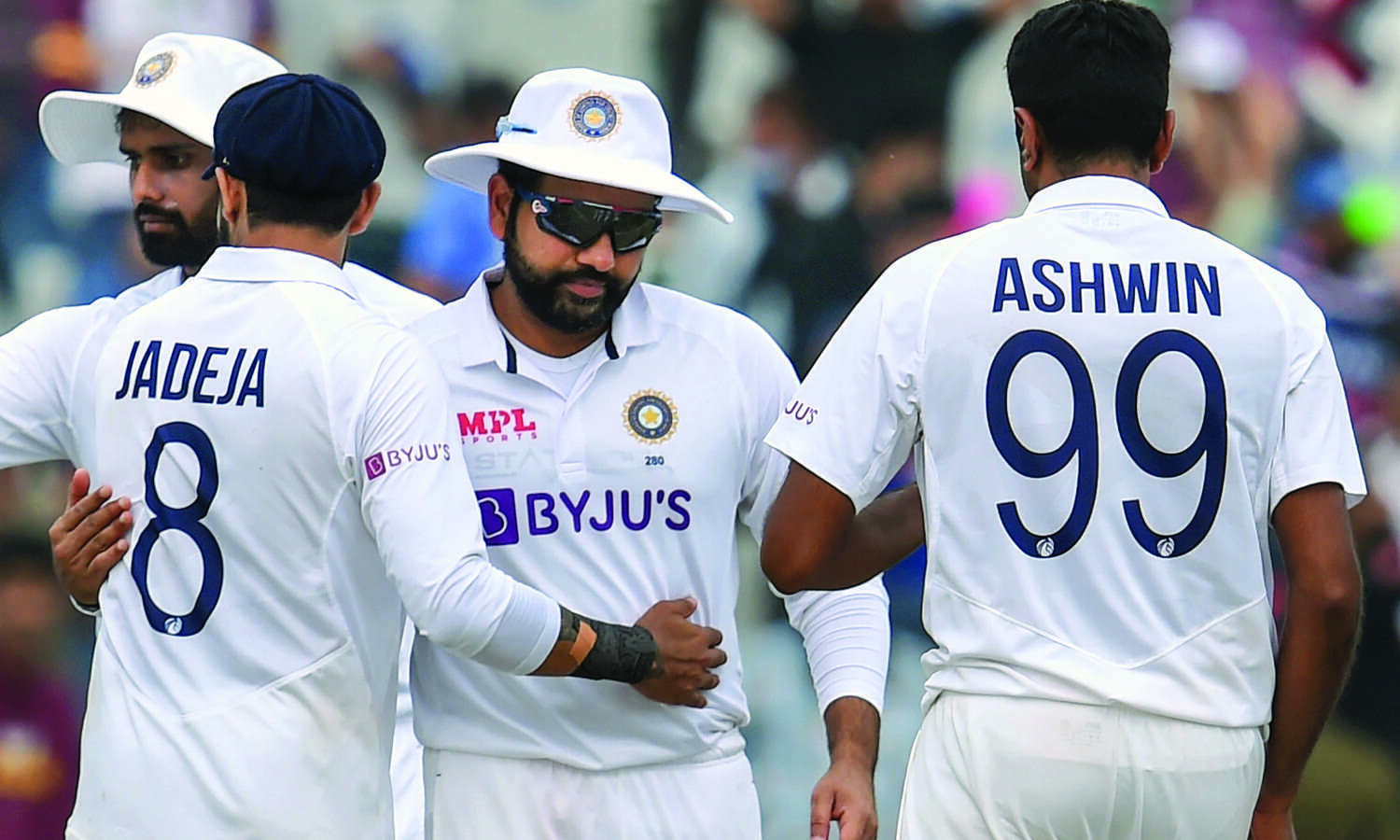Jadeja and Ashwin wrap it up for India inside 3 days, win by innings & 222 runs
