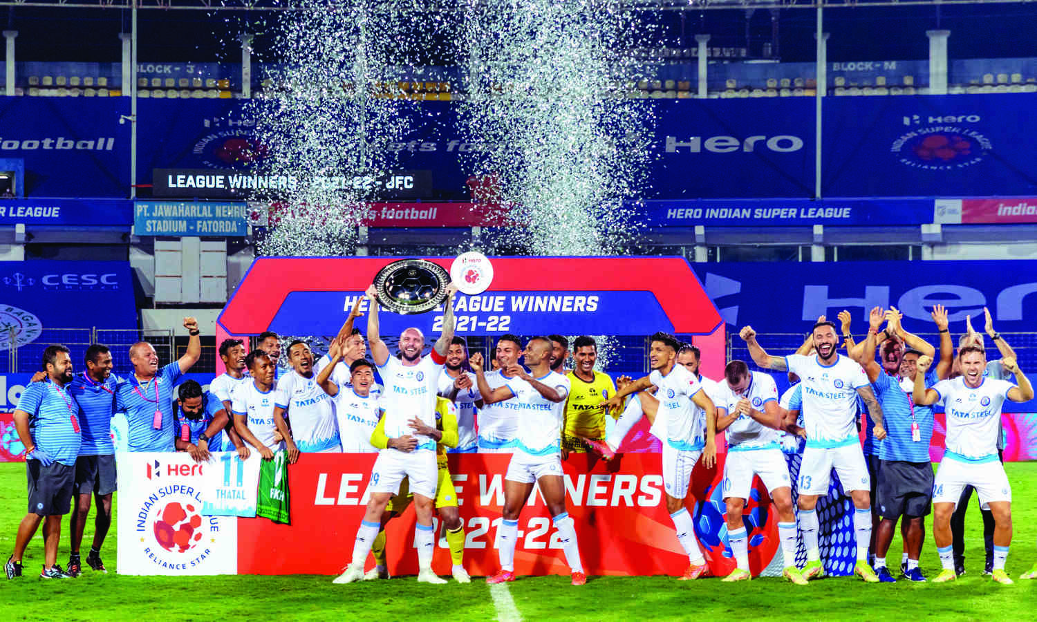 ISL: Jamshedpur FC lift maiden League Shield with win over Bagan