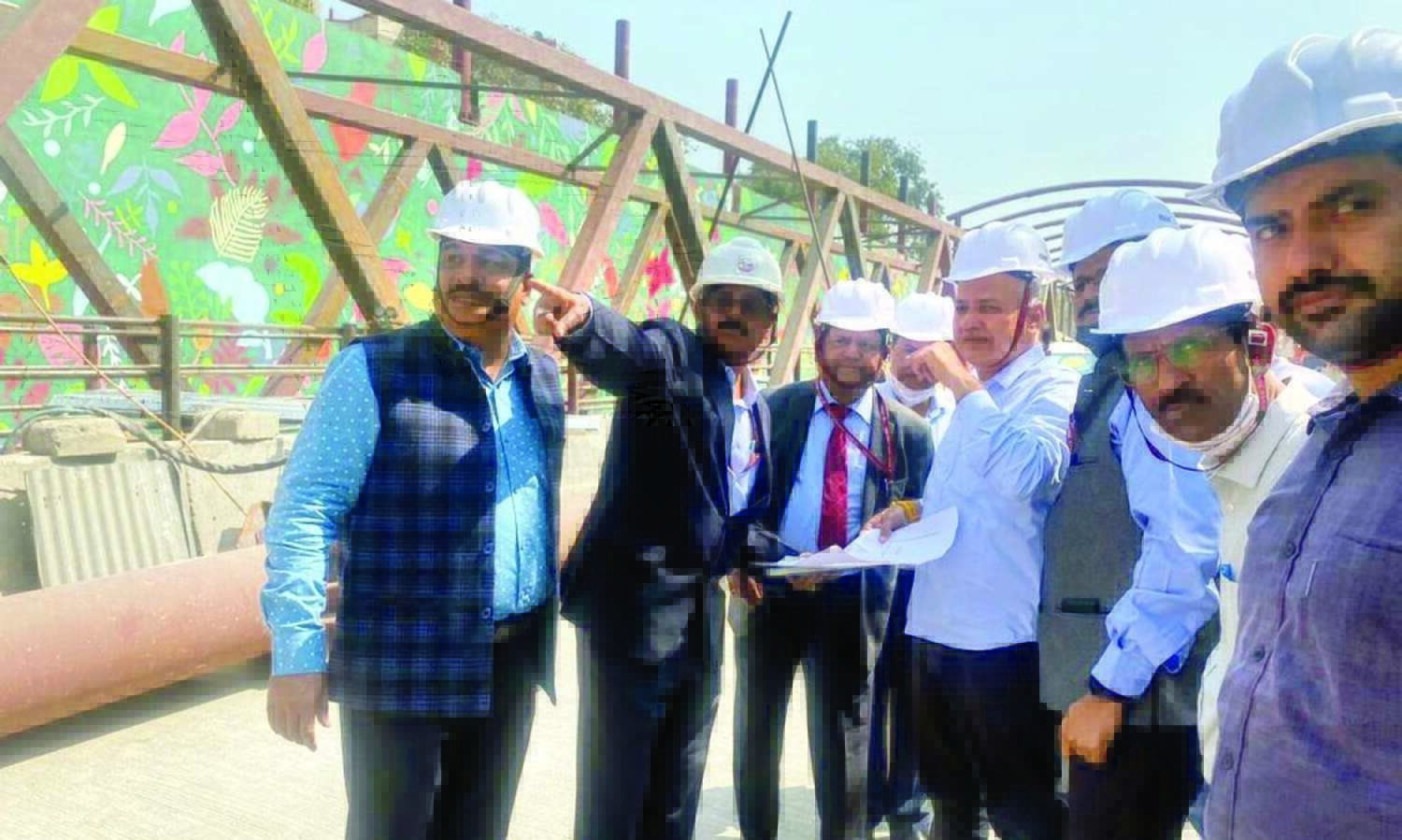 Underpass will open on Mar 22, flyover likely by Aug, says Sisodia on inspection