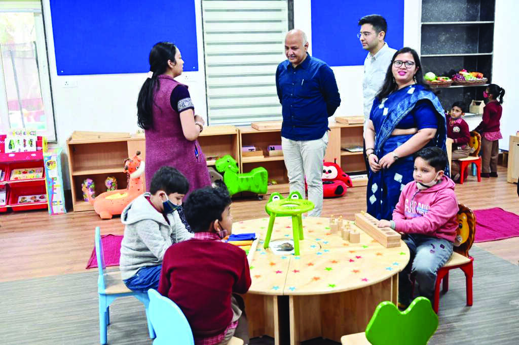 Sisodia opens Montessori Lab, says govts focus on early childhood education Sisodia opens Montessori Lab, says govts focus on early childhood education