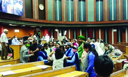 In North & South MCDs, House erupts in protest, agenda pushed through In North & South MCDs, House erupts in protest, agenda pushed through