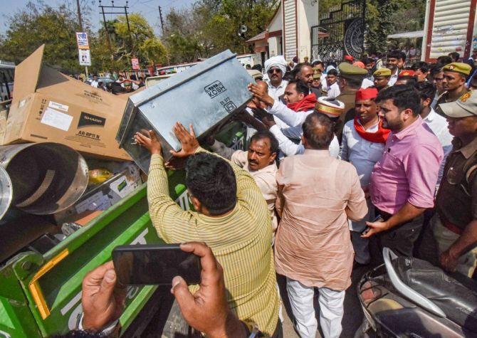 EC acts over EVM complaints, three UP officials removed from poll duty EC acts over EVM complaints, three UP officials removed from poll duty