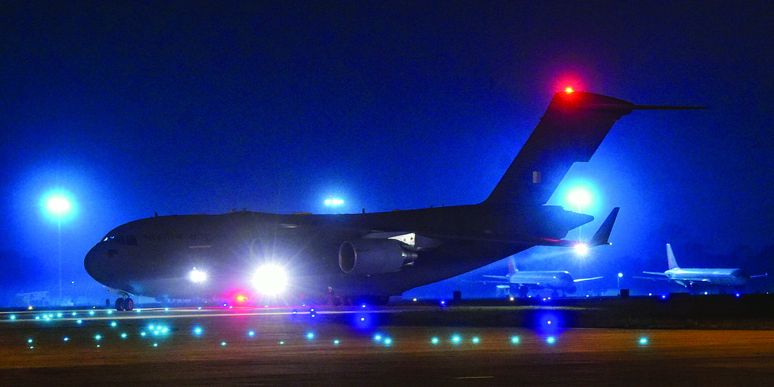 IAF flight with 119 Indians lands in Delhi from Bucharest IAF flight with 119 Indians lands in Delhi from Bucharest