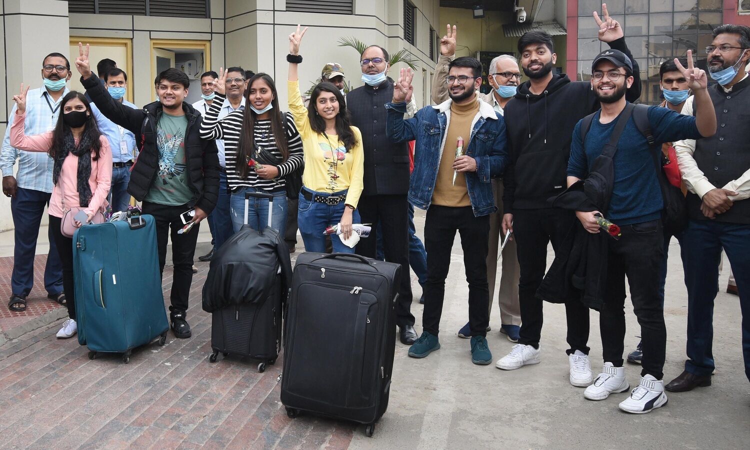 Air India flight carrying students evacuated from Ukrainian city Sumy lands in Delhi