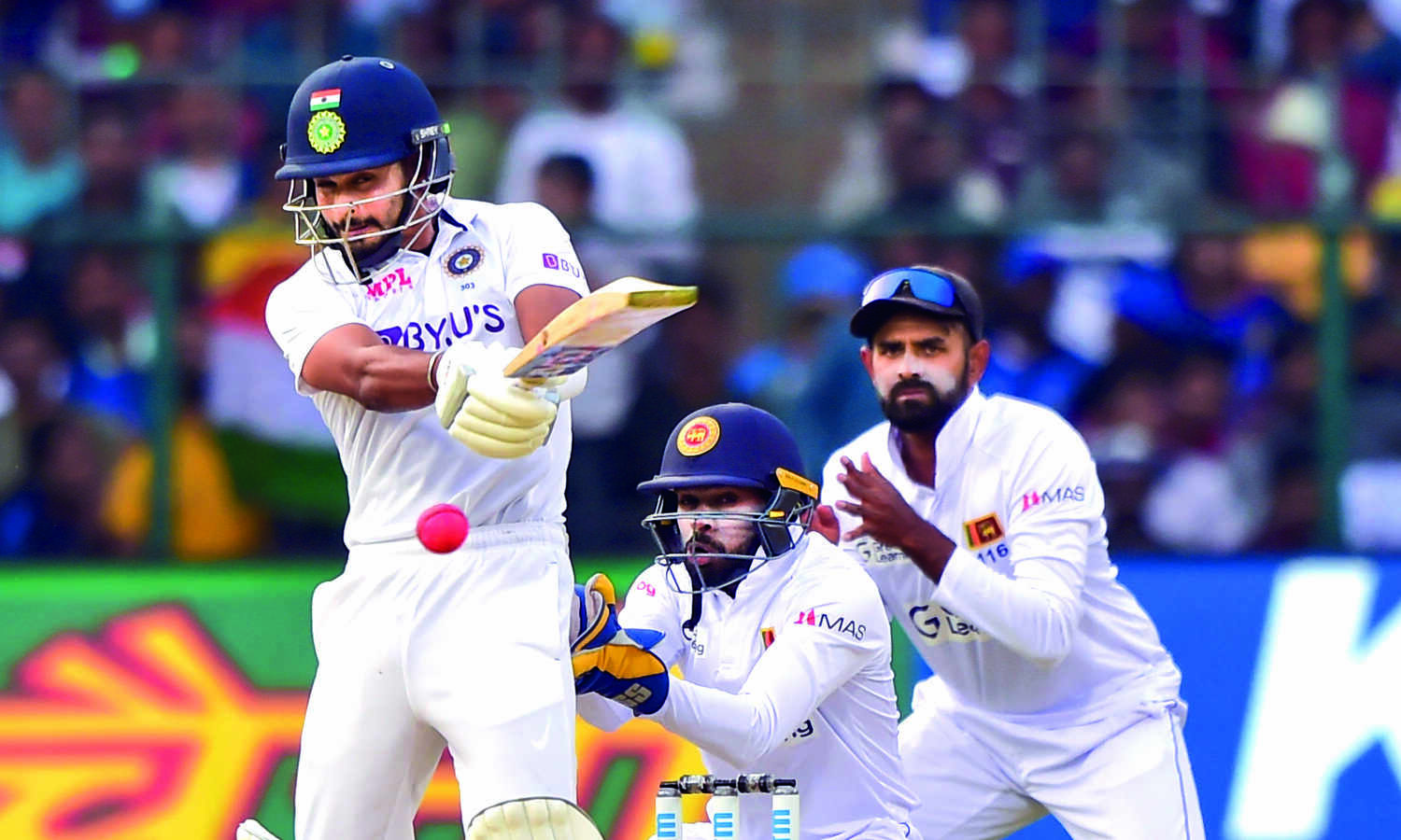 Iyers superb 92 drives India to 252, Lanka end at 86/6 on day 1