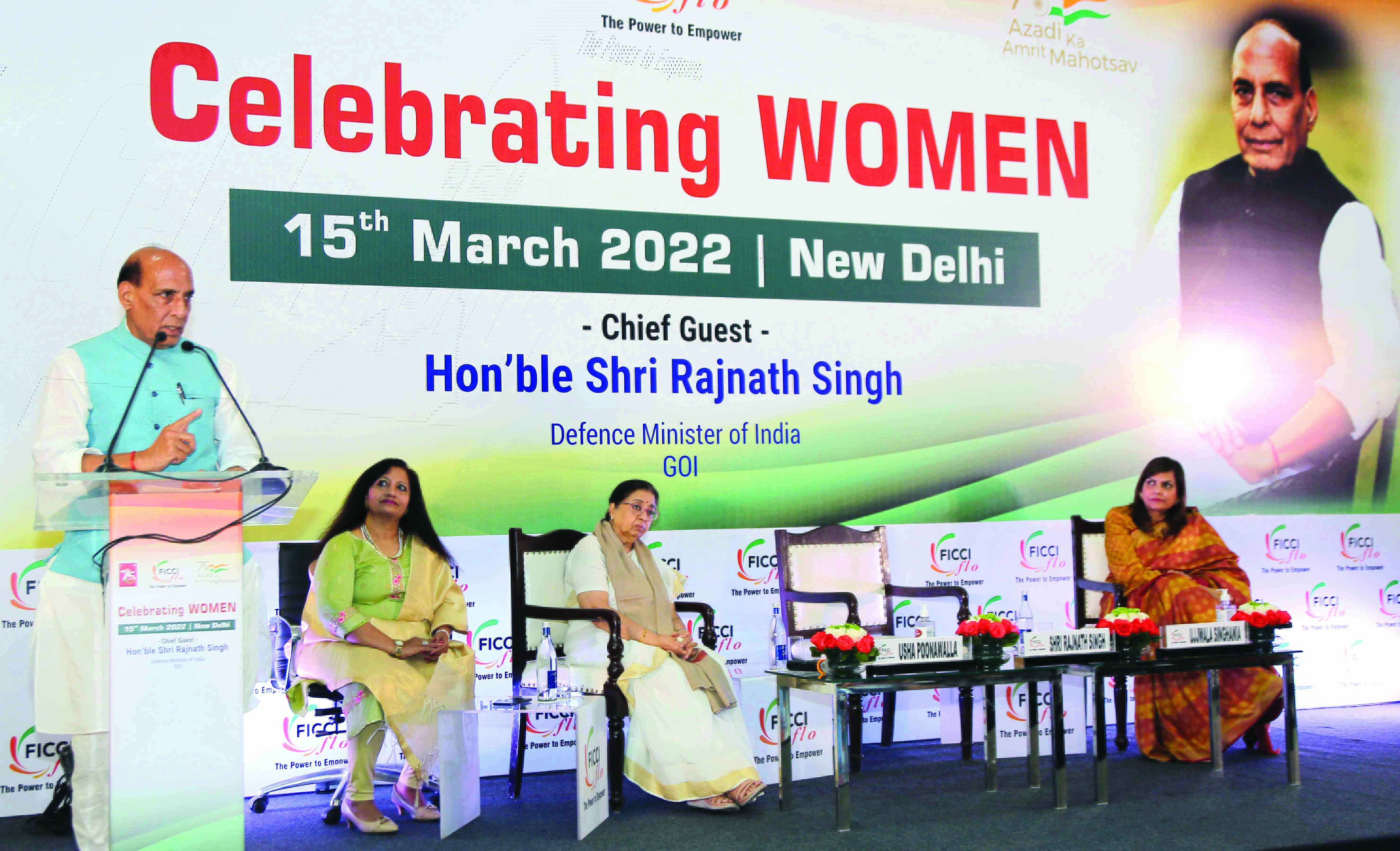 Rajnath: Armed Forces will see larger participation of women in coming yrs
