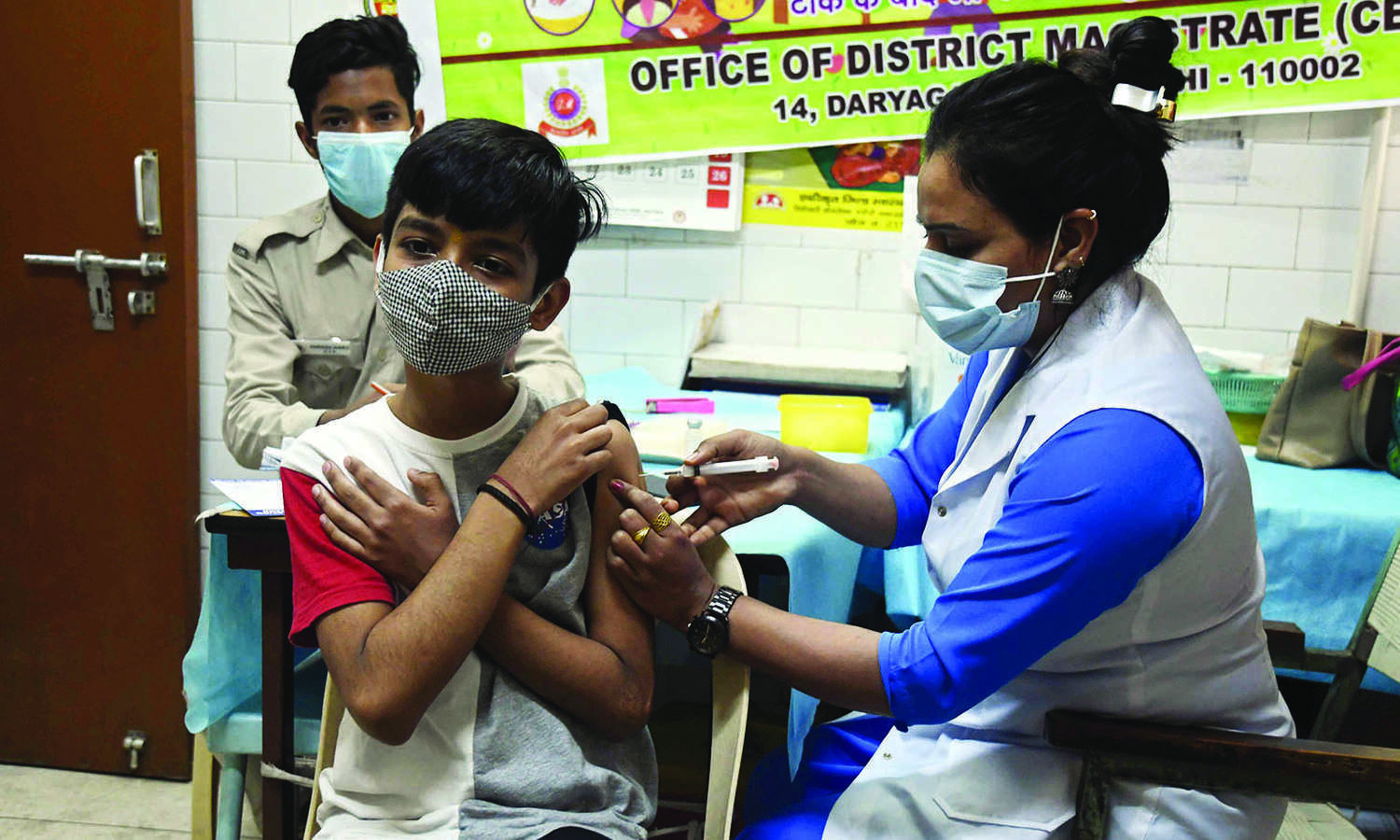 Slow start to vaccination of 12-14-yr-olds