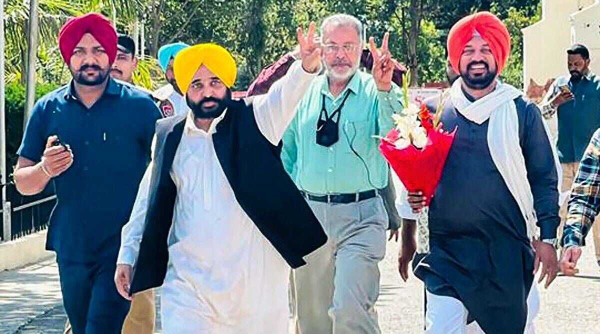 Punjab CM Bhagwant Mann assumes office Punjab CM Bhagwant Mann assumes office