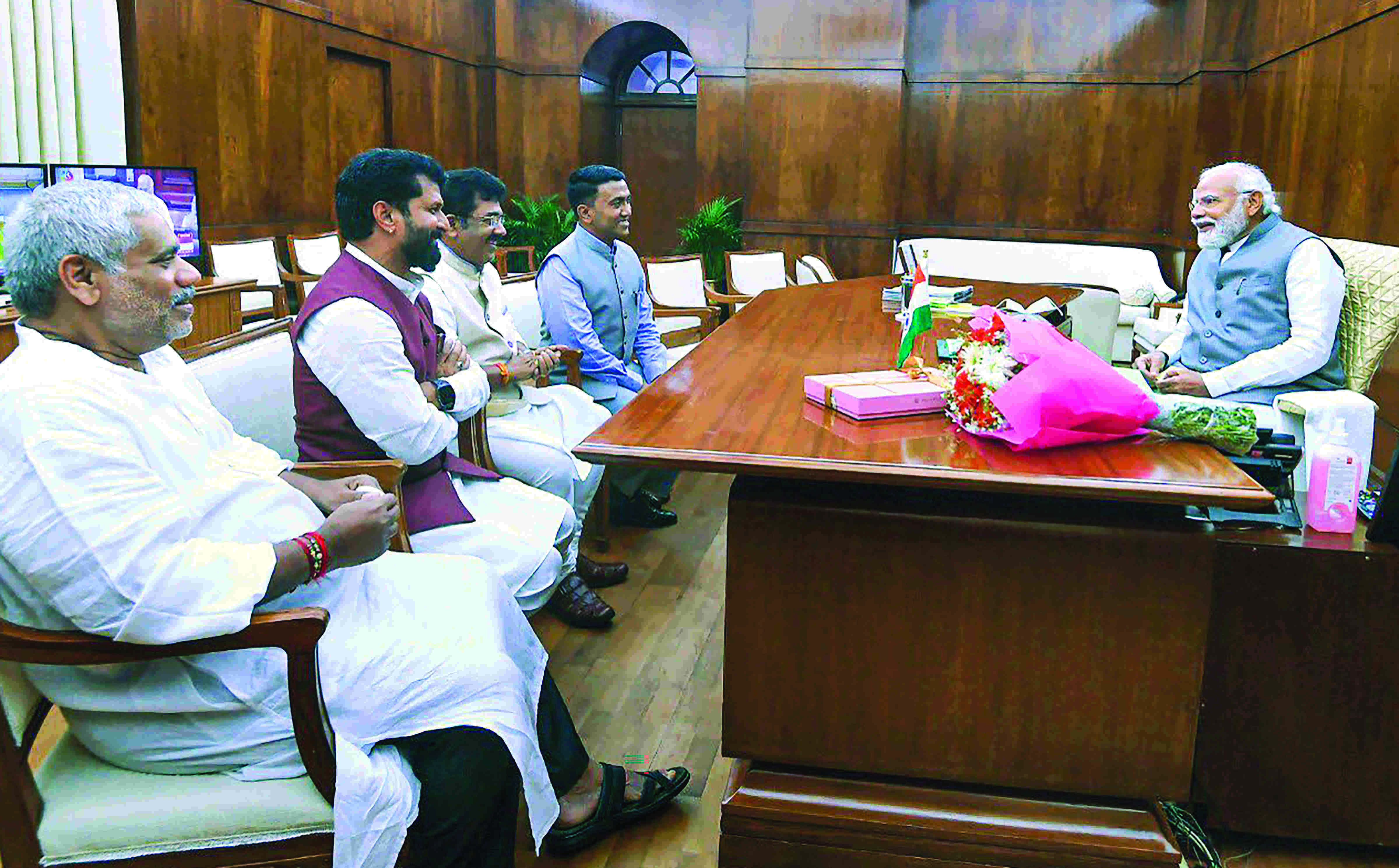 Govt formation exercise in 4 states gathers pace Govt formation exercise in 4 states gathers pace