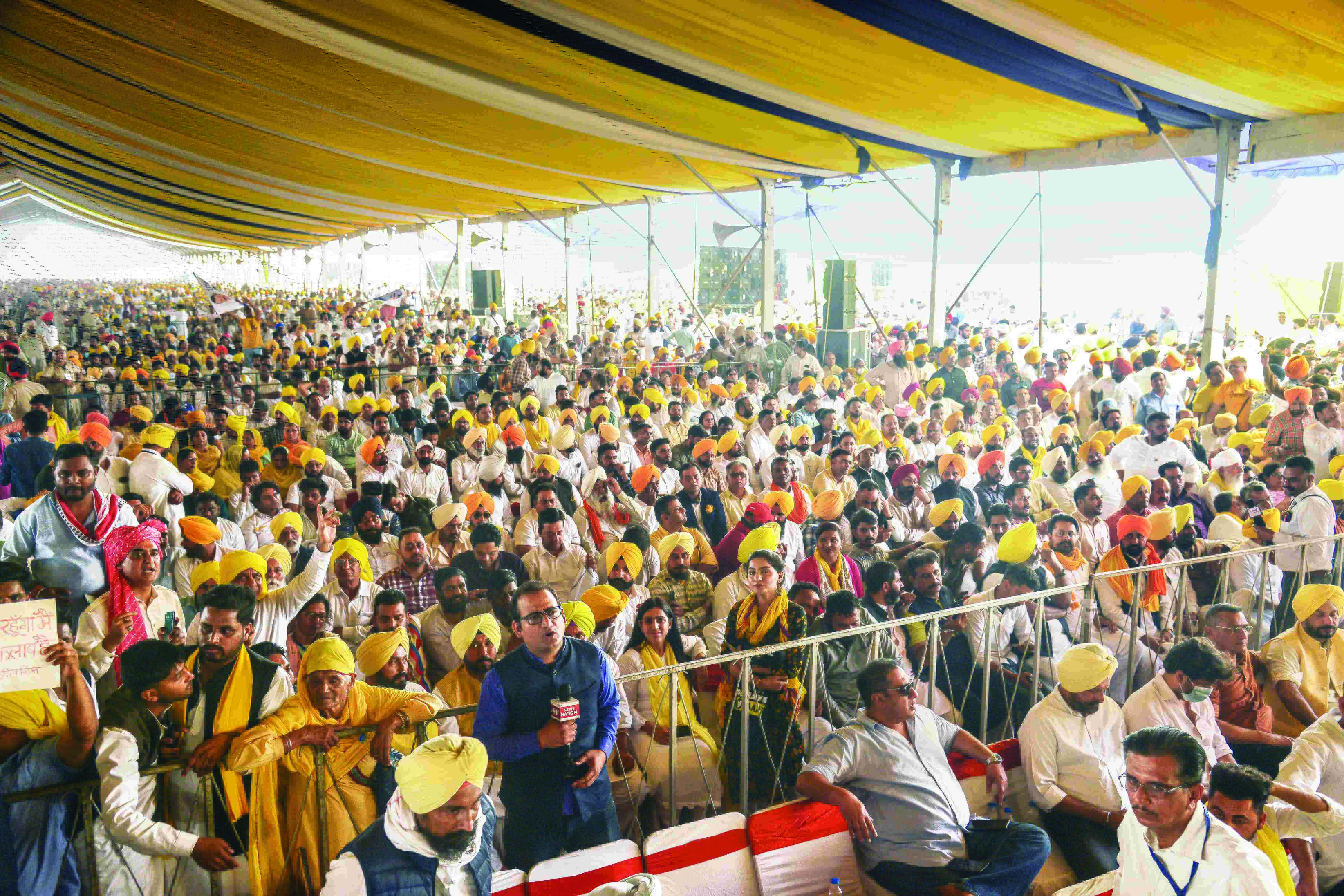 Khatkar Kalan: Hopes for change, jobs and better life in yellow sea Khatkar Kalan: Hopes for change, jobs and better life in yellow sea