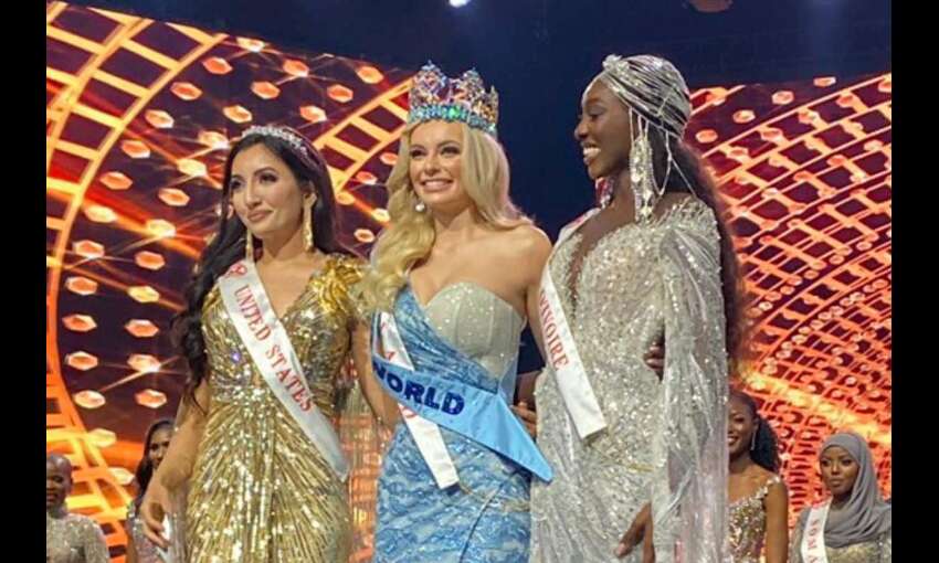 Karolina Bielawska z Polski została koronowana na Miss World 2021