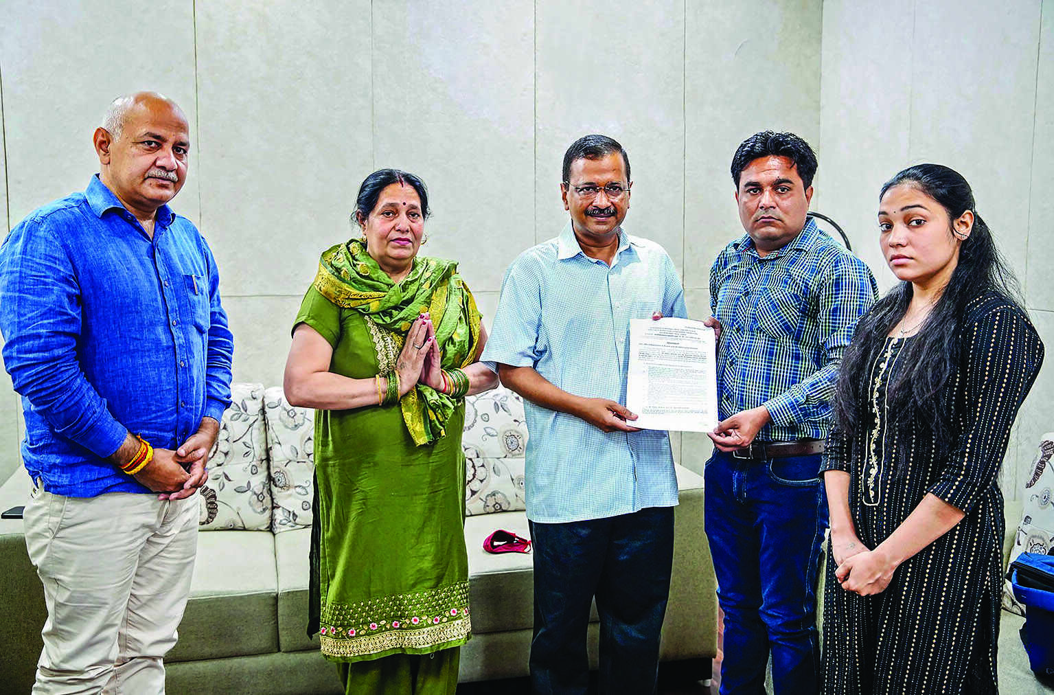 Kin of riot victim Ankit Sharma gets job in Delhi govt Kin of riot victim Ankit Sharma gets job in Delhi govt