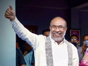 Biren Singh named chief minister of Manipur for second term Biren Singh named chief minister of Manipur for second term