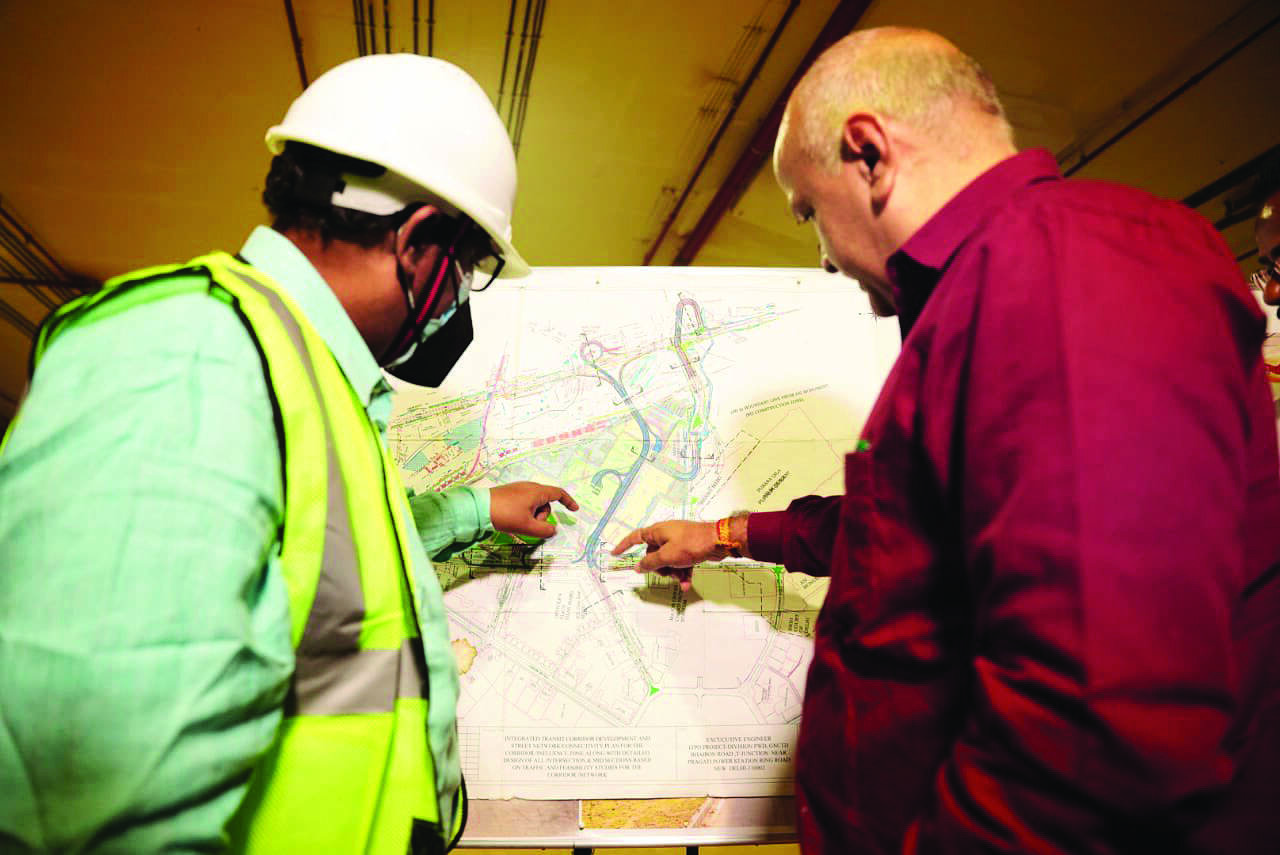 Hands-on: Sisodia visits Pragati Maidan tunnel proj site, says to finish in a month Hands-on: Sisodia visits Pragati Maidan tunnel proj site, says to finish in a month