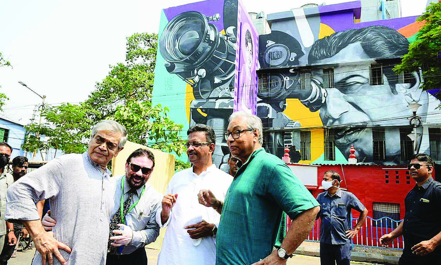 Mural on Satyajit Ray inaugurated