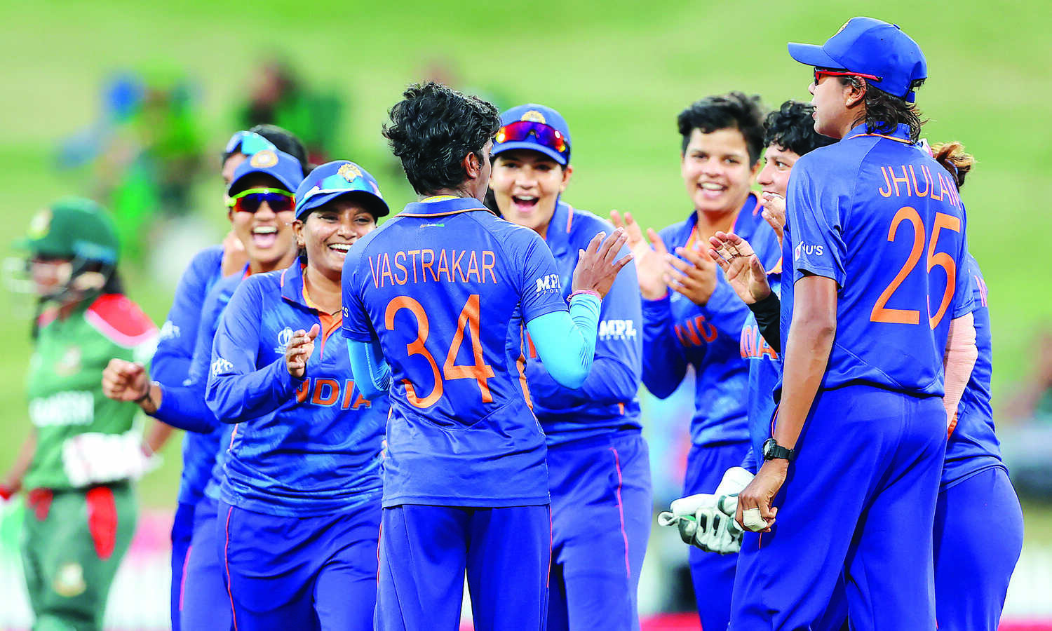 Bhatia, Rana power India to 110-run win over Bdesh, keep SF hopes alive