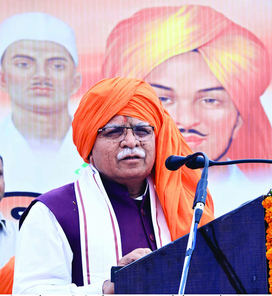 Foundation stone of community centre in name of Bhagat Singh laid Foundation stone of community centre in name of Bhagat Singh laid