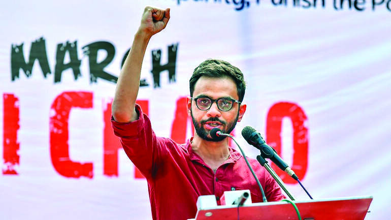 Former JNU student leader Umar Khalid denied bail Former JNU student leader Umar Khalid denied bail