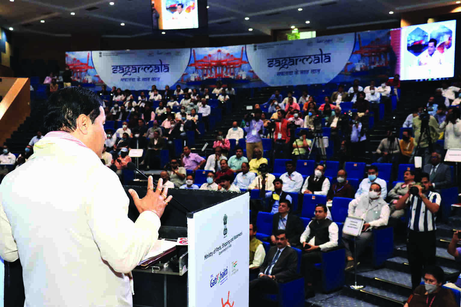 29 projects worth Rs 45K crore implemented in 7 yrs: Sonowal 29 projects worth Rs 45K crore implemented in 7 yrs: Sonowal