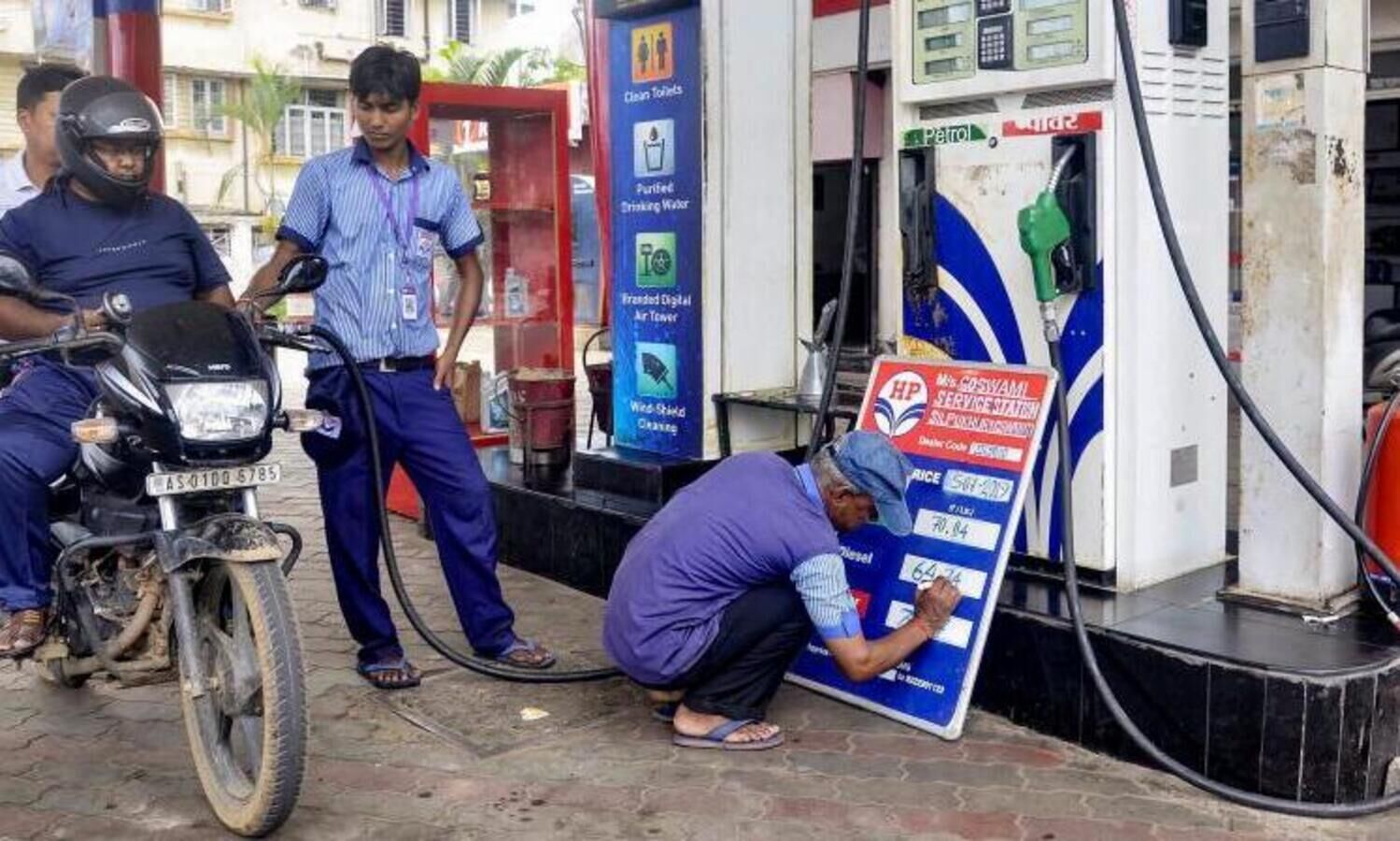 Petrol price hiked 50 paise, diesel up 55 paise